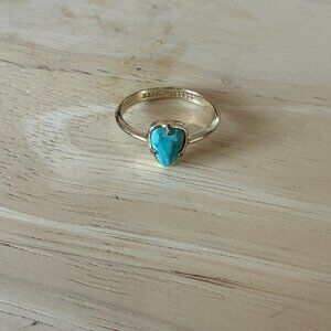 Kendra Scott Turquoise Heart Ring
